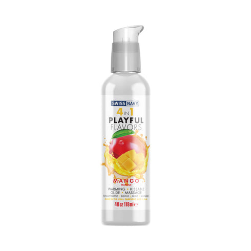 Swiss Navy 4 en 1 Sabores Divertidos Mango
